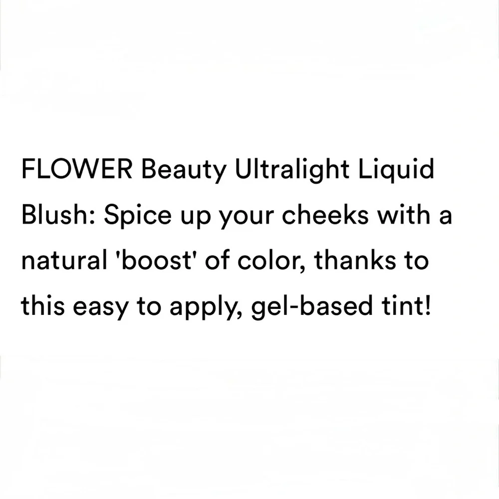 FLOWER Beauty Ultralight Liquid Blush in CHEEKY Pink/Plum Full Size